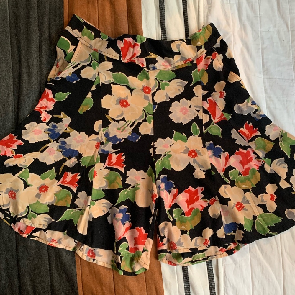 Urban Outfitters Kimchi Blue Floral Culottes